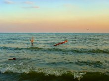 und nur Wasser bis zum Horizont .. / ***
