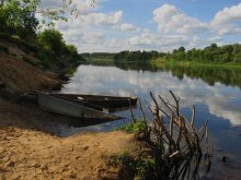 Skizze des gesunkenen Boot / ***