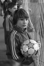 Er will ein Fußballstar werden / =He wants to be a football star
