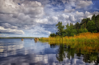An einem ruhigen See / ***