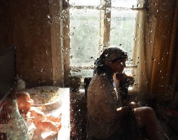 Am Fenster. / ***