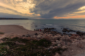 Abendstimmung am Meer / ***