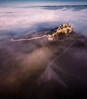 Castle on waves / One of the biggest castle in the world above the sky.