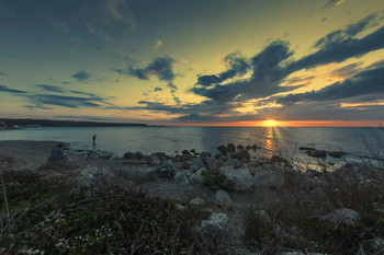 Abendstimmung am Meer / ***