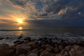 Abendstimmung am Meer / ***