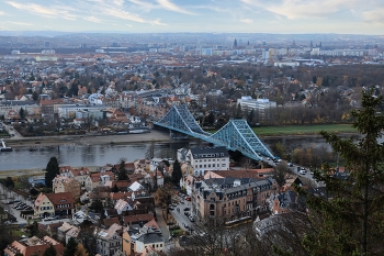 Blaues Wunder / Elbbrücke in Dresden