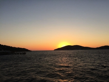 sunset / sea