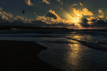 Abendstimmung am Meer / ***