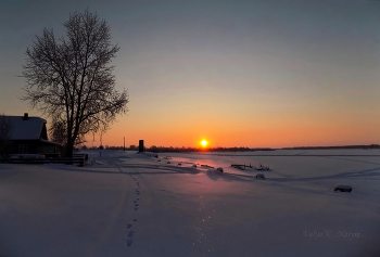 Sonnenuntergang im Winter / ***