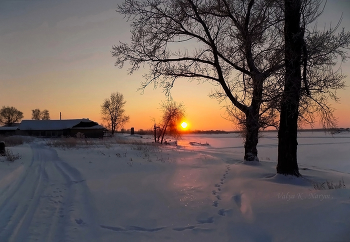 Sonnenuntergang im Winter / ***
