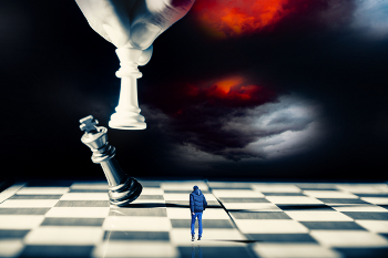 The game of life / I was inspired to create this image by the board game "The checkered game of life" by Milton Bradley.