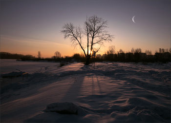 Reflexionen eines Sonnenuntergangs / ***