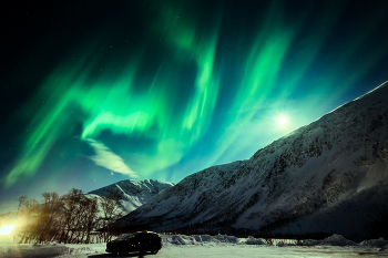 Nordlicht / aufgenommen letzte Woche in der Nähe von Tromsö