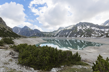 Lünersee / Bergsee in den Alpen