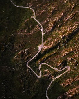  / Gap of Dunloe pass from above, Co. Kerry, Ireland