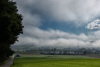 Spätsommer am Morgen / Mein Heimatdorf am frühen Morgen