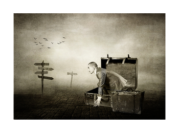 Suitcase Stimmung / digital art