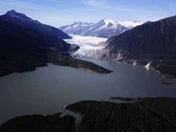  / Alaska, Mendenhall glacier lake