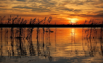 Brennender Sonnenuntergang / ***