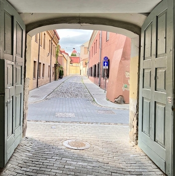 Morgen in der Stadt / Vilnius