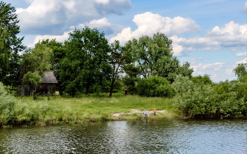 seine Großmutter im Dorf / ***