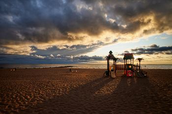 Abend Strand / ***