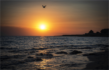 Das Schwarze Meer Sonnenuntergang / ***