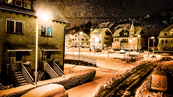 Einem verschneiten Morgen ... / ***