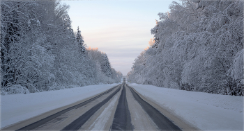 Auf dem Weg, Winter, langweilig ... / ***