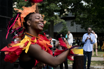 Loren / African dance in Bushnell Park
