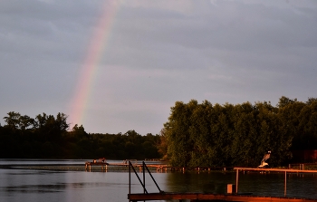 Rainbow at Sunset / ***