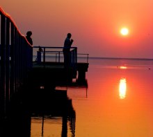 Sonnenuntergang am Narotsch / ***