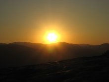Mountain Sonnenuntergang / ***