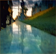 Aquarell an einem regnerischen Abend ... / .....