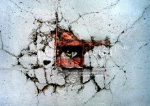 Leben unter den grauen Mauern und Risse im Asphalt ... / ......