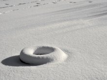 Donut in Puderzucker / ***
