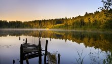 Ein ruhiger Morgen im August / .....