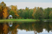 Es ist ein Zweig der Familie Park dunklen Teich ... / ***