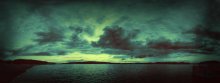 green sunset / __________