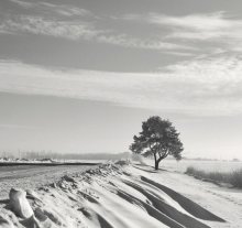 dieser Woche Schneesturm fegte / *****