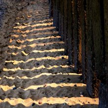 Laufen die Schatten auf dem Sand / .....