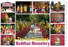 Reise in die Tempel der Zehntausend Buddhas " / ***