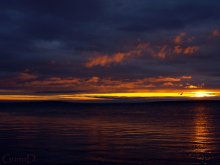 Sonnenuntergang über der Mündung Anadyr / ***