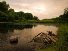 Abend am Fluss / ***