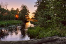 Abendstimmung am Myshanka / ***