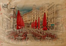 Wien, Regenschirme. / ***