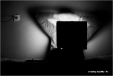 screen destroys / at deep night
