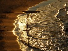 Baden im Sonnenuntergang / ***