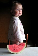 Porträt einer Wassermelone / .......