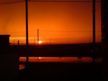 Sonnenuntergang nach dem Sturm / ***